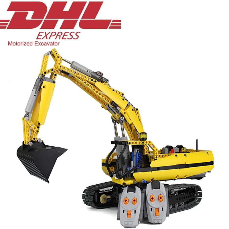 

Lepin 20007 1123Pcs Technic Series Motorized Excavator Model Building Sets Blocks Bricks Toys For Children Gift Compatible 8043