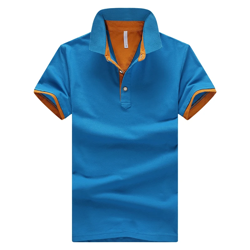 Новое летнее Брендовое поло большого размера с короткими рукавами одежда из