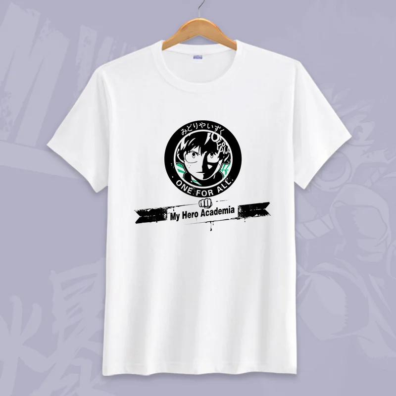 Coshome Boku No Hero Academia T-Shirt Short Sleeve Tee Shirt  My Hero Academia Izuku Midoriya Printed Summer Costume (19)