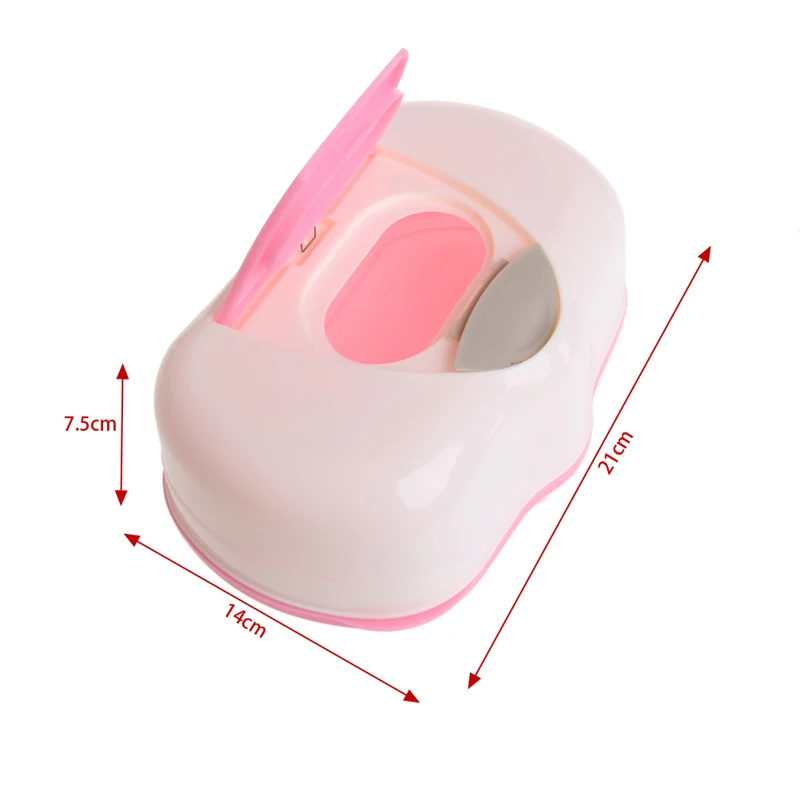 Сухой влажный салфетки чехол детские салфетки коробка для хранения носовых платков пластиковый держатель Контейнер