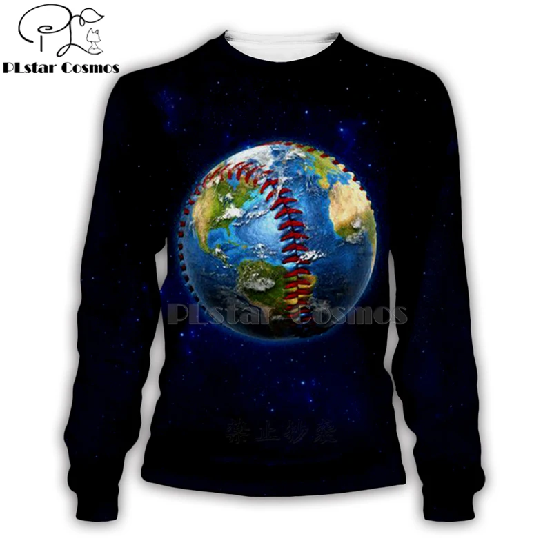 PLstar Cosmos sport baseball 3D Print Hoodies/Sweatshirt/Jacket/shirts Tees Men Women Galaxy Unisex streetwear Drop shipping-5