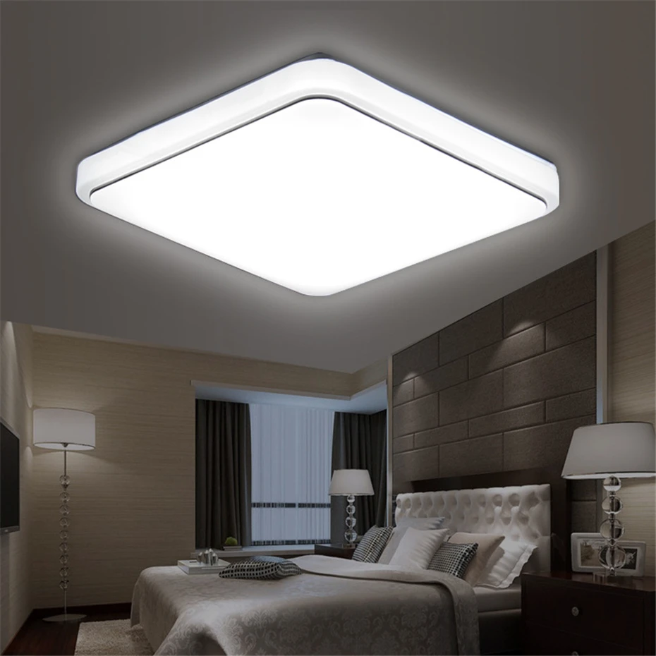 Светодиодный потолочный светильник, современная лампа для гостиной, светильник для спальни, кухни, поверхностное крепление, заподлицо, панель для гостиной, потолочный светильник ing