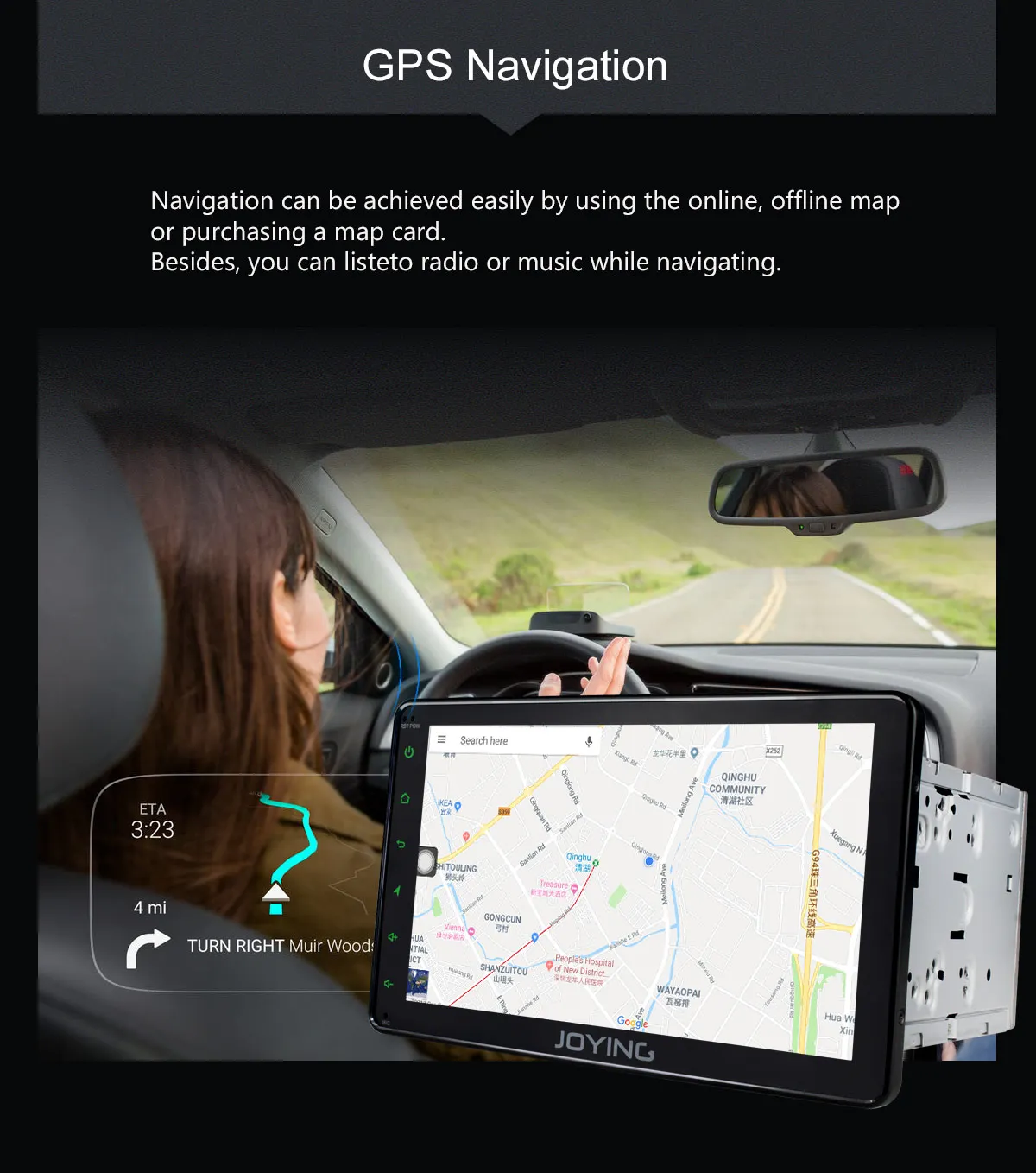 Clearance 8 Core Joying 4G+32G ROM 2 Din Android 8.1 Universal Car Audio Player Stereo Radio With GPS WIFI Navigation Head Unit SWC TPMS 6