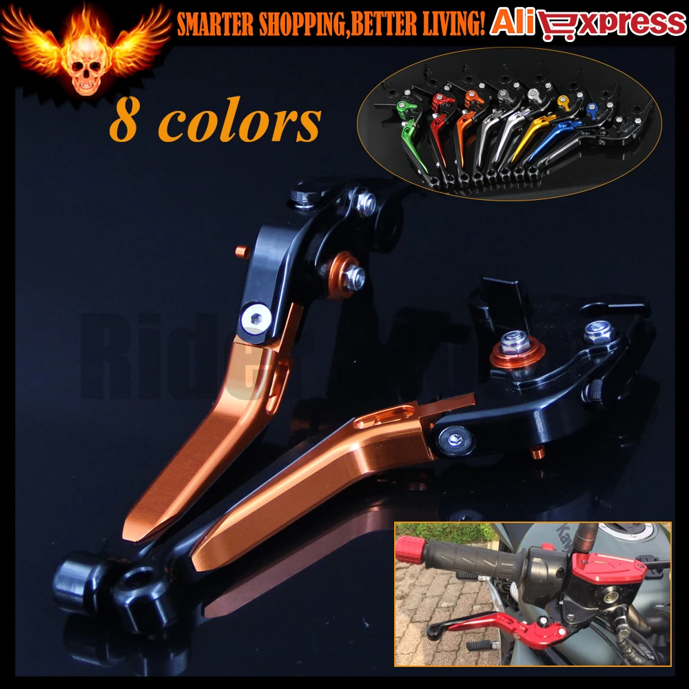 

Adjustable Extendable Motorcycle Brake Clutch Levers For Kawasaki ZRX1100 / 1200 1999 2000 2001 2002 2003 2004 2005 2006 2007