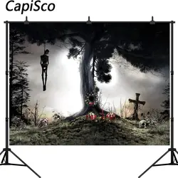 Capisco фон для фотосъемки под деревом висят мертвые тело для любви Хэллоуин тема задник-фон для фотографирования студии