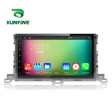 Quad Core 1024*600 Android 5.1 Car DVD GPS Navigation Player Car Stereo for Totota Highlander 2015 Radio 3G Wifi Bluetooth