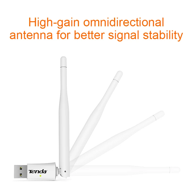 Tenda W311MA 150 Мбит/с Беспроводной USB адаптер сетевой карты WI FI приемник 2 4 ГГц рабочего