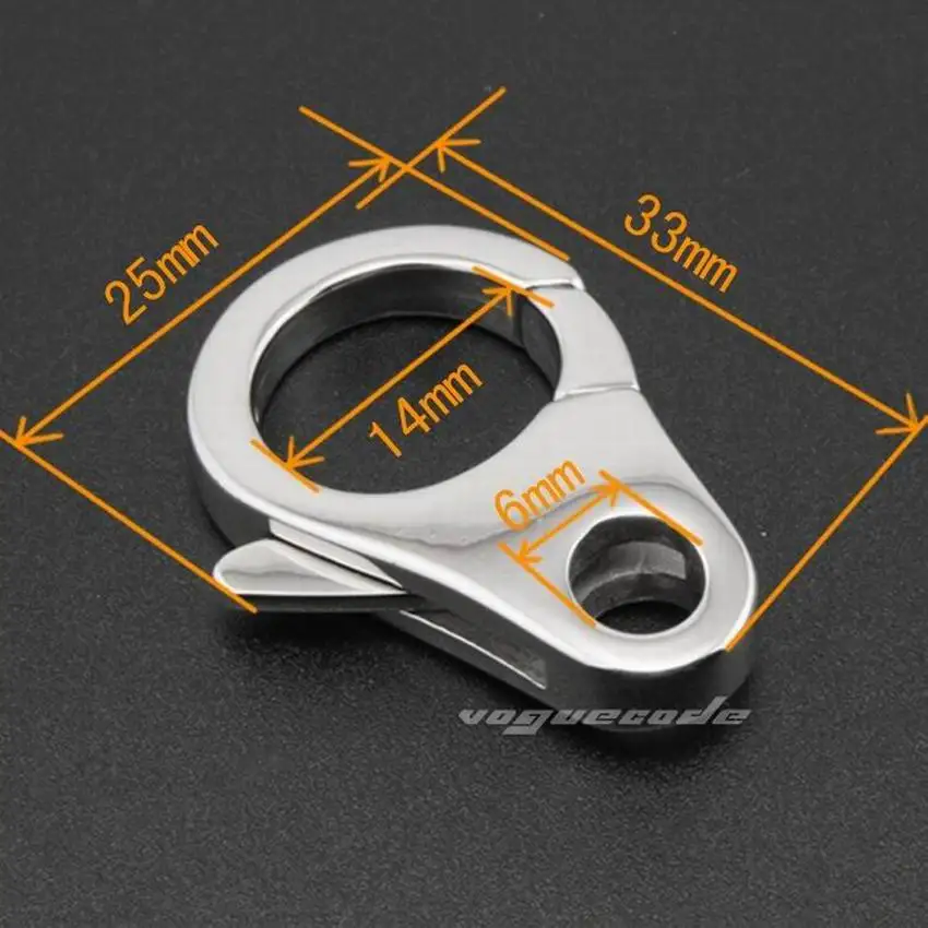 Аксессуары для брелка из нержавеющей стали 316L застежка 3P003|accessories for swimming pool|steel