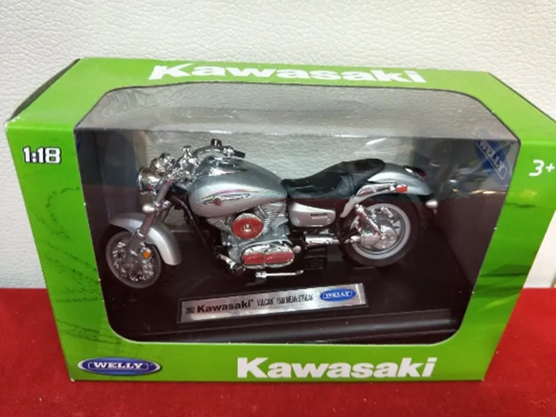 WELLY 1/18 масштаб Кавасаки KLR650, Сузуки GSX-R750, мВ агуста брутали 990р мотоцикл литой металлический мотоцикл модель игрушки