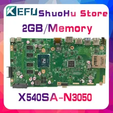 KEFU For ASUS X540SA X540S F540S CPU/N3050 2GB/Memory laptop motherboard tested 100% work original mainboard KEFU For ASUS X540SA X540S F540S CPU/N3050 2GB/Memory laptop motherboard tested 100% work original mainboard
