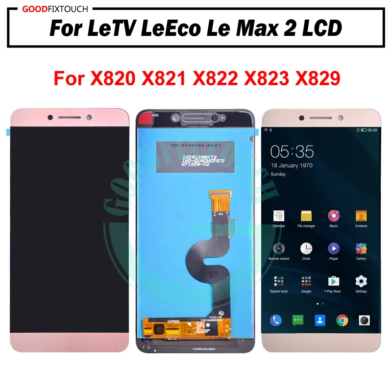 

5.7"ORIGINAL X820 LCD ScreenTouch Screen Digitizer Assembly Replacement For LeTV LeEco Le Max 2 X821 X822 X823 X829 LCD Display