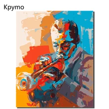 Kpymo DIY Краска ing по номерам человек картина по номерам Современные настенные художественные картины подарок VA-0157