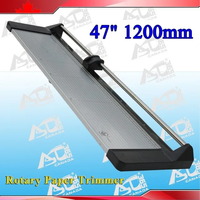 

Brand NEW Portable 47In 1200MM Manual Rotary Pro Paper PVC Cutter Trimmer