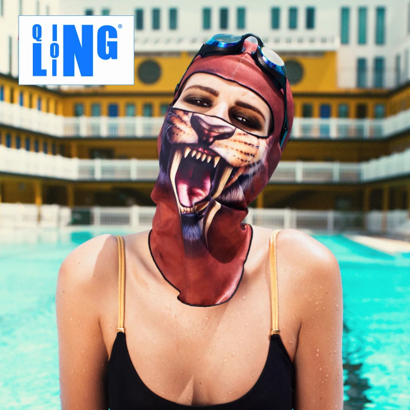 

Unisex Anti Wind Mask Animal Tiger Dustproof Masks Motorcycle Helmet Liner Quick Dry Breathable Face Prevented Bask In Caps