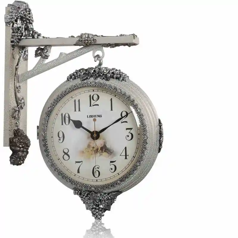 

Vintage Wall Watch Mechanism Double Sided Wall Clock Pow Patrol Digital Clocks Relogio Parede Clock Loft Gift Ideas WZH736