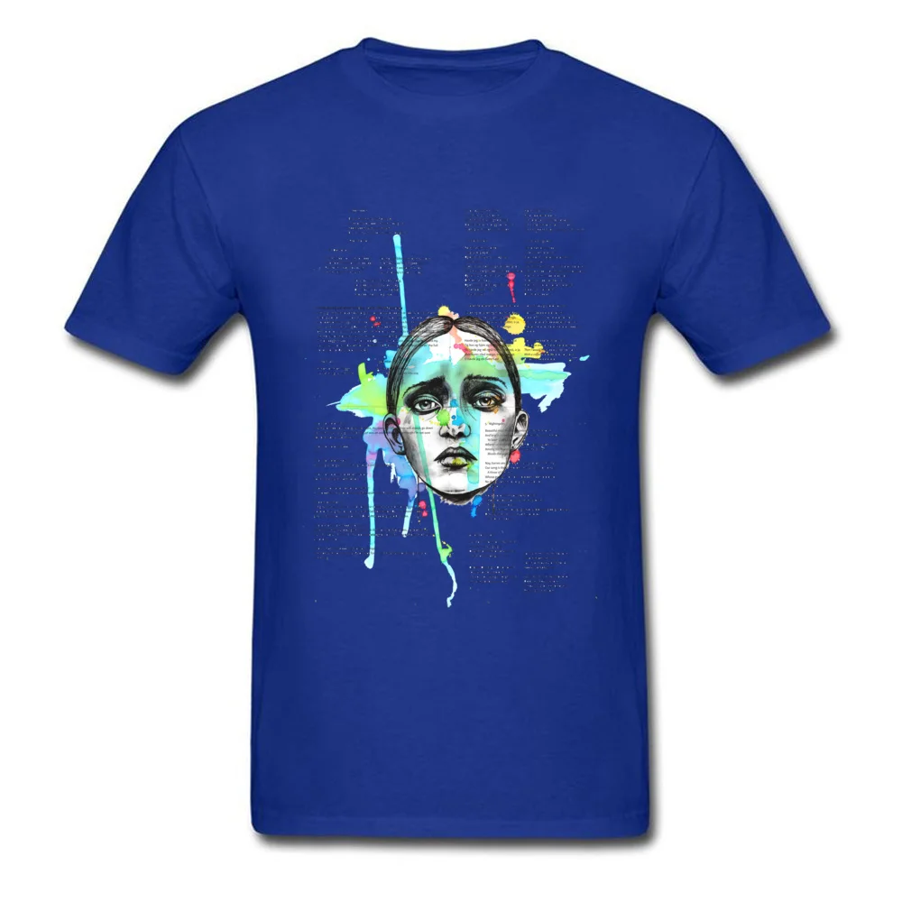 100% Cotton Mens Short Sleeve Fairhaven Lost Soul T-Shirt Printed Tops T Shirt Latest Gift O Neck Tops T Shirt Fairhaven Lost Soul blue