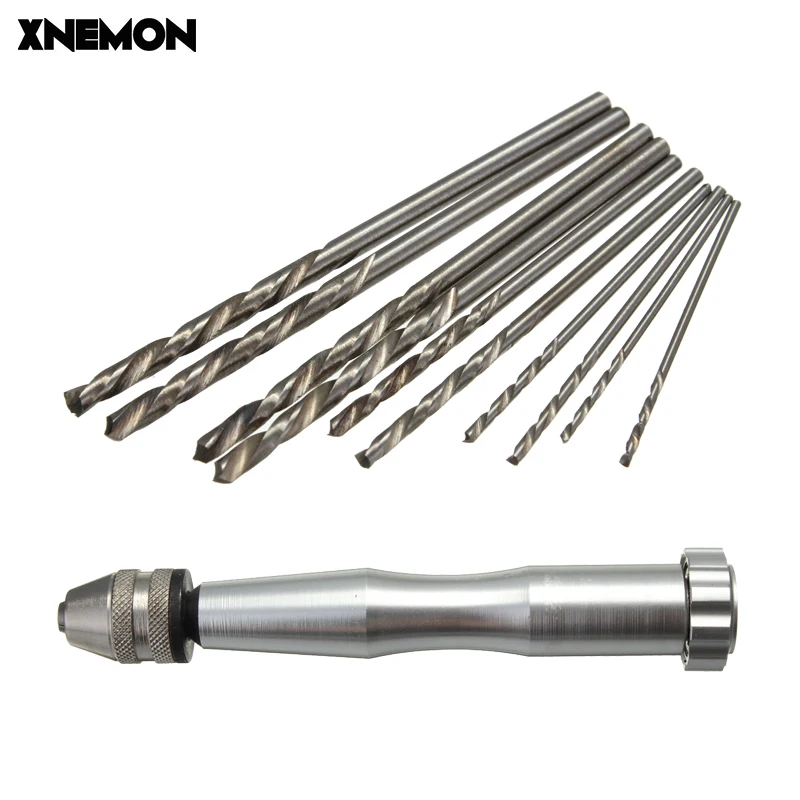 New 1pc Mini 120mm Micro Aluminum Hand Drill Drilling Clamping 0.13