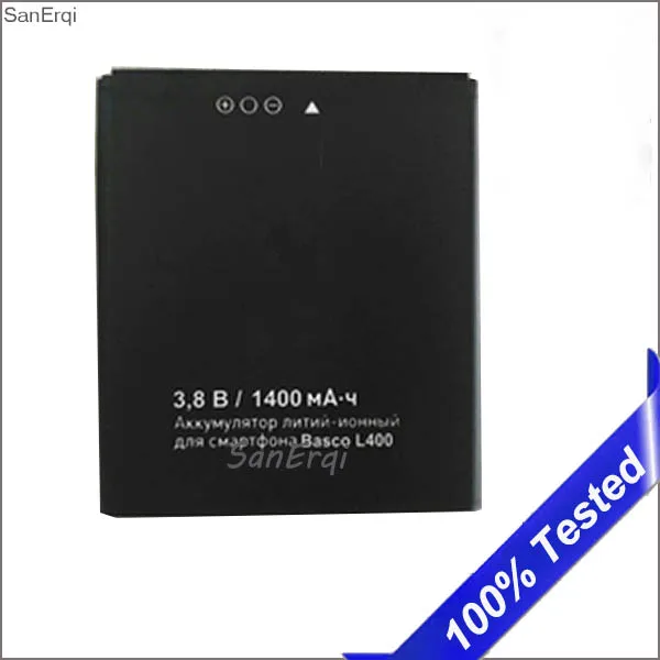 10 шт./лот Новинка для Jinga Basco L400 батарея 1400 мАч Мобильный телефон высокого качества