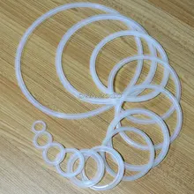1-1/" силиконовая прокладка подходит 50,5 мм OD санитарный Tri Зажим Тип Белый Ferrule O кольцо форма прокладки хорошо для Лидер продаж