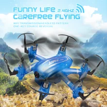 F18537/8 JJRC H20W Phone Wifi FPV Real Time with HD Camera LED RC Mini Drone 6 Axle 2.4G 4CH 3D Flip Headless Hexacopter RTF Toy