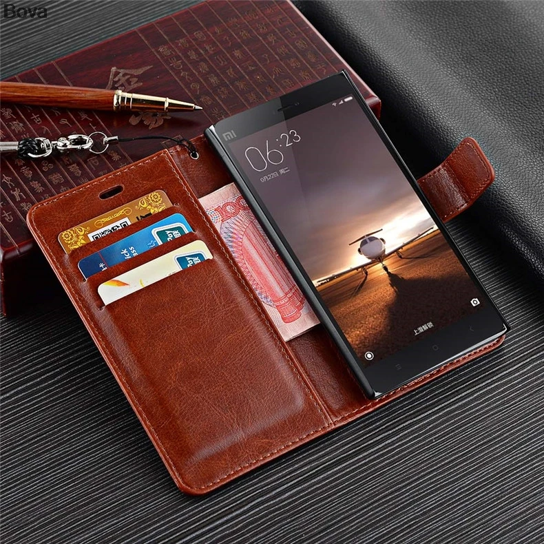 Чехлы для Xiaomi Mi3 чехол с держателем карт из искусственной кожи Ультратонкий