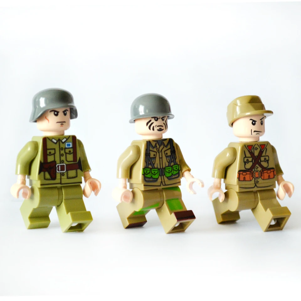 Enlighten Minifigure 24 шт./лот строительные блоки фигурки Кирпичи DIY игрушки полицейский