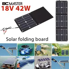 Durable Folding Solar Pane Emergency Power Supply Solar Generator Waterproff Phone Charger Travel USB DC Port