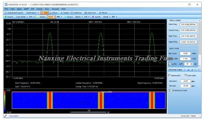 Быстрое прибытие Hantek 9 KHz-1,6 GHz HSA2016B портативный цифровой анализатор спектра для поля(5M~ 1,6 GHz TG