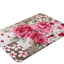 3 розовый ковер, напольный коврик ручной работы, противоскользящий современный ковер, ковры для кухни, ковры в форме розы