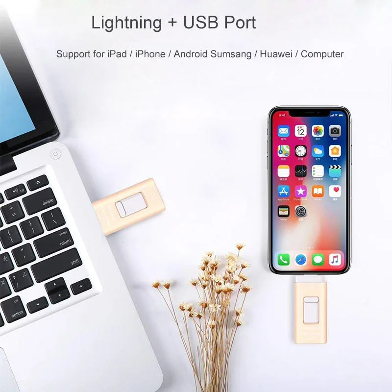 For iPhone Pendrive 64GB USB flash  (2)
