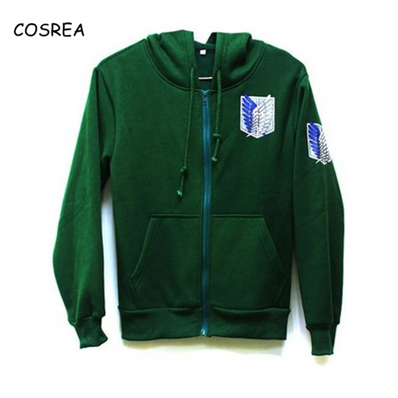 Green aot hoodie Clearance