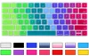 Rainbow Gradient Magic Keyboard Cover Silicone Skin Protective Film For Apple Magic Keyboard 2 2015 A1644 US Keyboard Version ► Photo 2/6