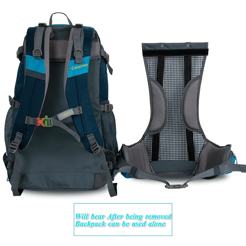 Creeper Nylon New Outdoor Climbing Backpack Shoulders Hiking Waterproof Unisex Travel Sport Mountaineering Bag Backpacks 40L 50L Creeper Nylon New Outdoor Climbing Backpack Shoulders Hiking Waterproof Unisex Travel Sport Mountaineering Bag Backpacks 40L 50L