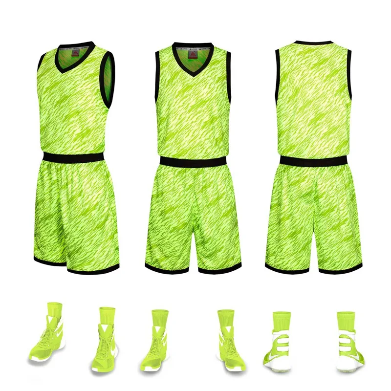Пользовательские новые мужские команда колледжа баскетбольные трикотажные изделия комплекты униформы спортивная одежда дышащий баскетбольный спортивный костюм для молодежи шорты