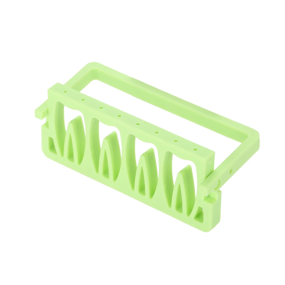 8 отверстий Эндо держатель файлов зубные пластик стенд корень канал файл держатель эндотонические измерения Инструмент Зеленый Запись функция