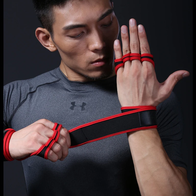 Long Belt Body Building Fitness Gym Crossfit Weight Lifting Gloves For Men Women Anti-slip tight wrist protect Barbell Dumbbell Long Belt Body Building Fitness Gym Crossfit Weight Lifting Gloves For Men Women Anti-slip tight wrist protect Barbell Dumbbell