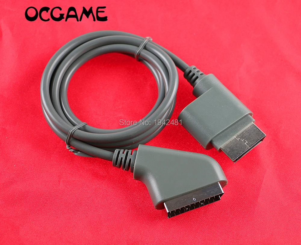 OCGAME 2 шт./лот Высокое качество Горячая 1 8 м RGB Scart видео HD кабель ТВ АВ для XBOX 360