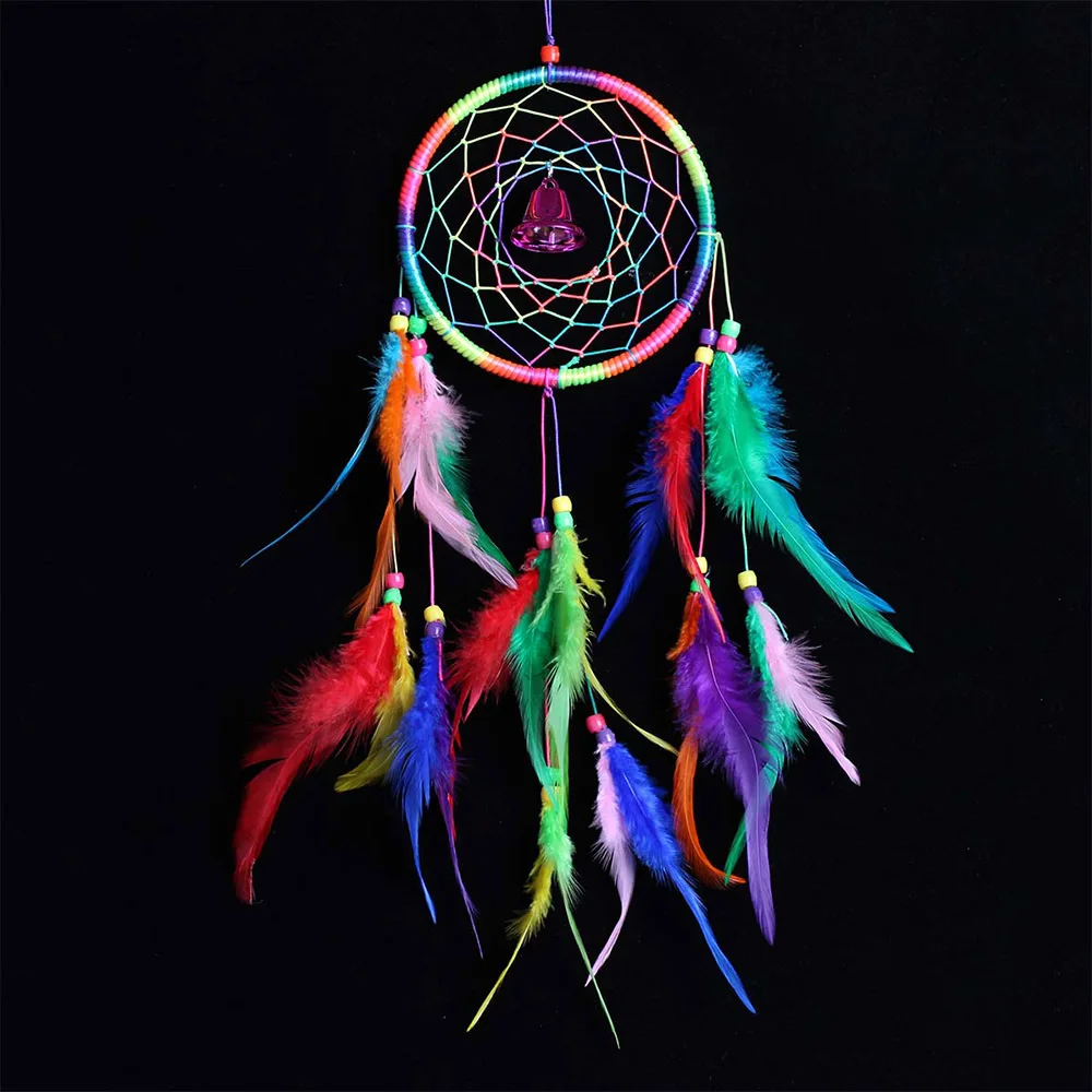 Dream Catcher Net Feathers Bell Pendant Indian Style Wall Hanging ... for Indian Hanging Decorations
76uhy Dream Catcher Net Feathers Bell Pendant Indian Style Wall Hanging ... for Indian Hanging Decorations
76uhy