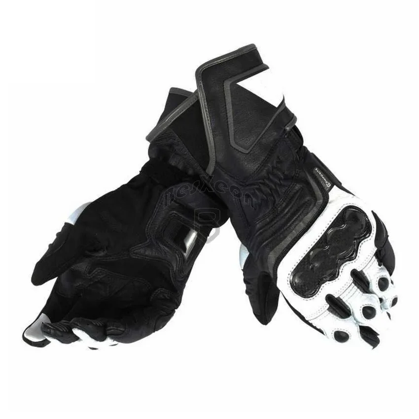

New 5 Colors 100% Genuine Leather Dain Druid D1 Long Motorcycle Gloves Racing Driving GP PRO Motorbike Original Cowhide Gloves