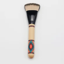 New Arrive Brand New Original 50/50 Goat Synthetic Hair 125 Vibe Tribe Split Fibers Dense Face Make Up Brush