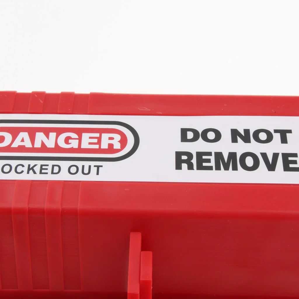 Electrical Appliance Large Plug Lockout Tagout Box Lock Device Safety LOTO Tool, 175 x 125 x 85 mm / 6.9 x 4.9 x 3.3''