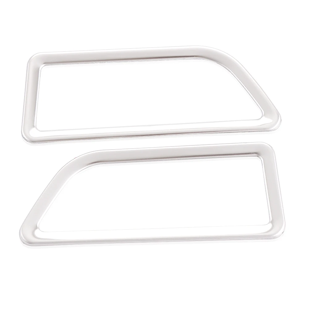 

2PCS Stainless steel Car air conditioning outlet decoration circle light bar For VW Skoda Octavia A7 A 7 2015+ auto accessories