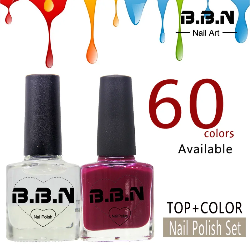 2pcs Nail Polish Set Top Coat Color Water Based L 2pcs Nail Polish Set Top Coat Color Water Based L Off Natural Organic Halal Varnish In From Beauty Health On