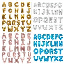 16inch Rose Gold Letter Foil Balloons Silver Alphabet Air Globos Weeding Decor Birthday Party Decorations Kids Wedding Supplies 16inch Rose Gold Letter Foil Balloons Silver Alphabet Air Globos Weeding Decor Birthday Party Decorations Kids Wedding Supplies