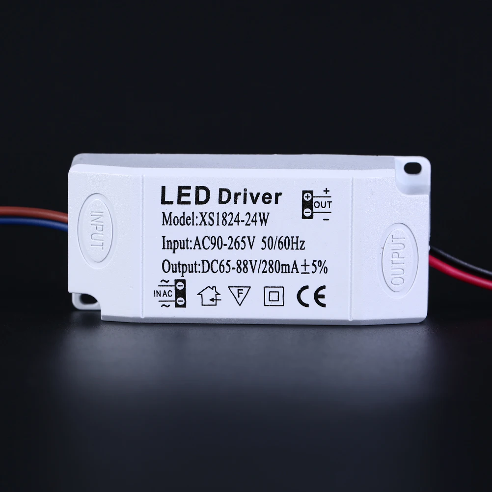 Питание светодиодный драйвер адаптер трансформаторный блок для Светодиодный свет 1 Вт светодиодные лампы 7 Вт, 15 Вт, 18 Вт, 24 Вт, 36 Вт