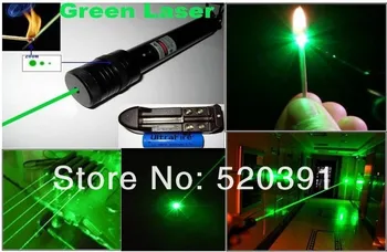 

Super Powerful! Military 1000w 10000m Flashlight Green Laser Pointer 532nm Burning Match & Light Burn Cigarette+charger+gift Box