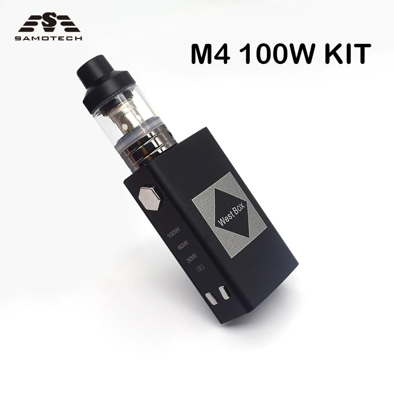 

New upgrade M4 100W electric cigarette mod kit 2.5ml iAtomizer 1800mah build-in battery for liquid Vaporizer Smoke vape pen kit