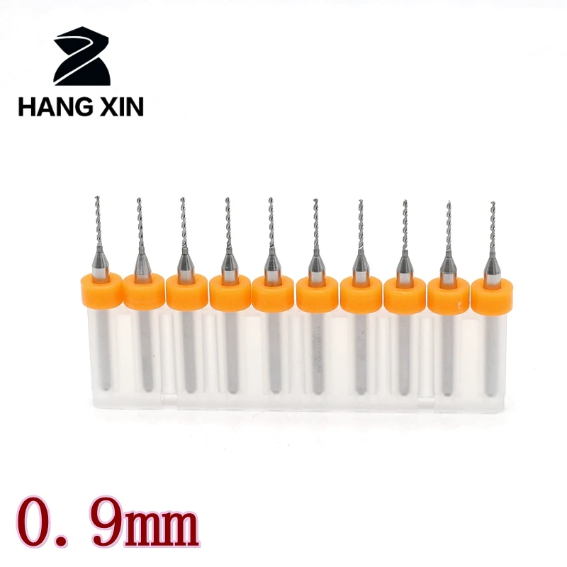 

0.9mm 0.95mm 10pcs / set Tungsten Carbide Dremel PCB Drill Walkthrough Wood Hole Router metal drilling cutter