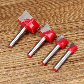 

10/15/22/30mm Router Bits Planing Bottom Cutter For Woodworking Milling Slotting Machine Tools & Accessories Milling Cutter