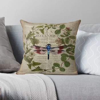 

modern leaves botanical art vintage french Pillow Covers Cases Pattern Nordic Cover Cushion Pillowcase Square Print